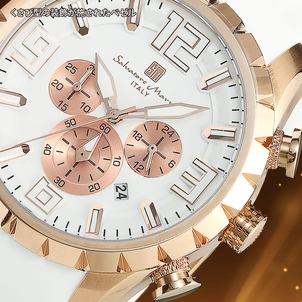 Salvatore Marra rv Y 4.5cm c4.5cm 1.2cm d109 15`20cm NmOt  rbOtFCX SM22111-PGWH/WH